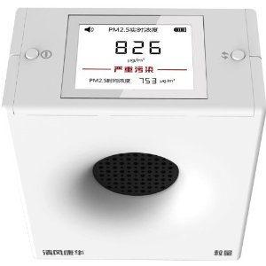 清风康华 粒量PM2.5检测仪 空气质量监测仪 颗粒物检测器 实时显示 清华大学技术-厨具-亚马逊中国
